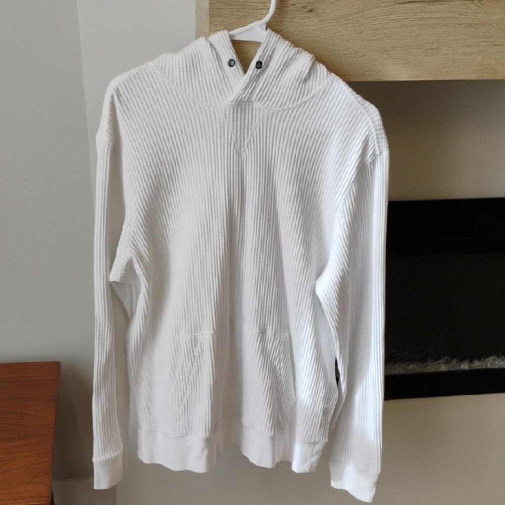 American Eagle Outfitters White Women's Hoodie Sweater Size Medium